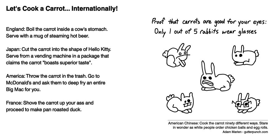 Let's Cook a Carrot… Internationally!